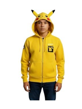 Pokemon Pikachu Gotta Catch ‘Em All Hooded Sweatshirt With Ear Detail